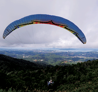코타키나발루 패러글라이딩