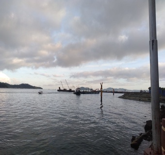 2월 3일 코타키나발루 실시간 날씨 현황: 온도 28도, 흐린 하늘