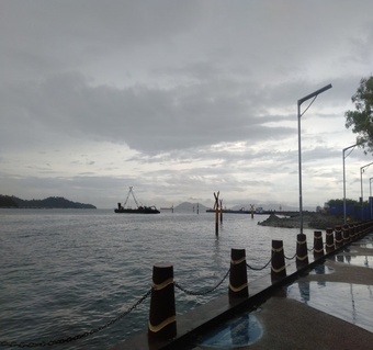 코타키나발루 1월 30일 현지 날씨 - 온도 25도, 오후까지 비 예보