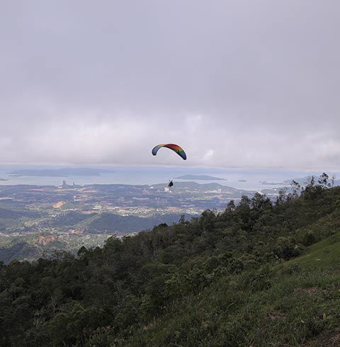 코타키나발루 패러글라이딩